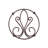 Cynthia Stainless Steel Round 1 Piece Trivet