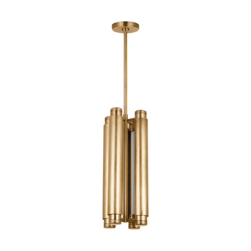 Capa 4 - Light LED Pendant, Hand Rubbed Antique Brass
