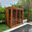Smartmak® 2–4 Person Premium Red Cedar Outdoor Steam Sauna – Modern Box Design, Traditional Wellness & Spa Luxury