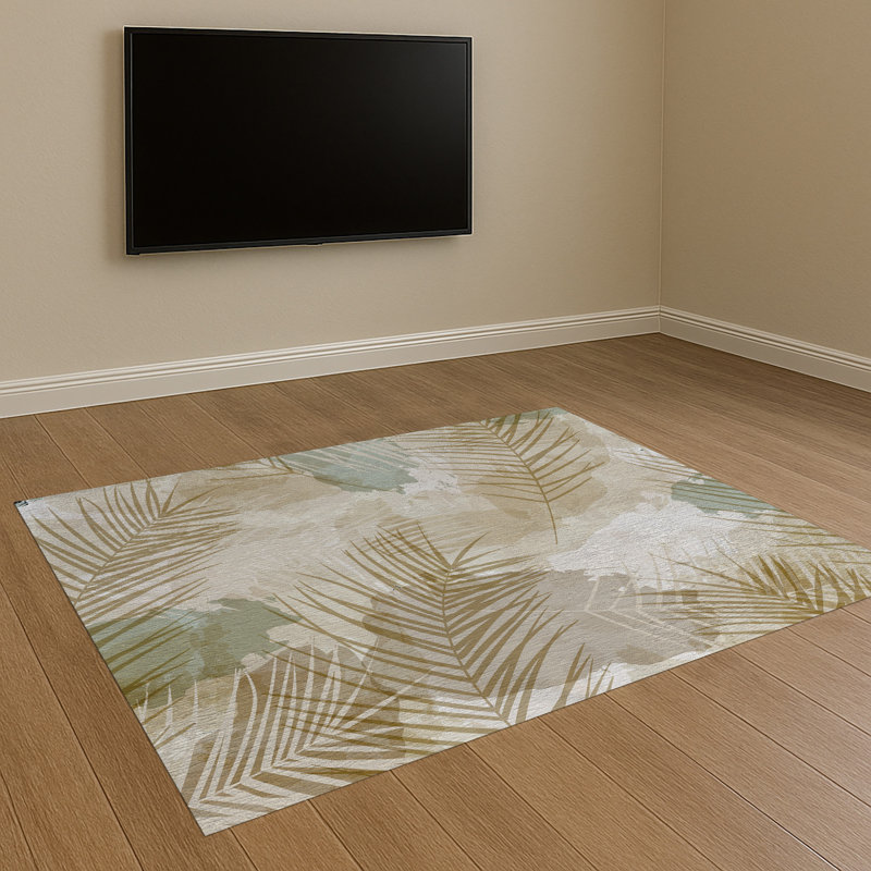 Floral Area Rug, Runner 70 x 140 cm