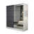 Blanc / gris anthracite