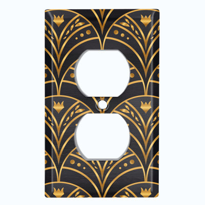Patterned 1 - Gang Standard Wall Plate