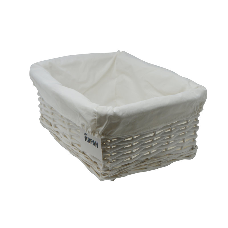 Wicker Laundry Basket, Medium (15cm H x 36cm W x 25cm D)