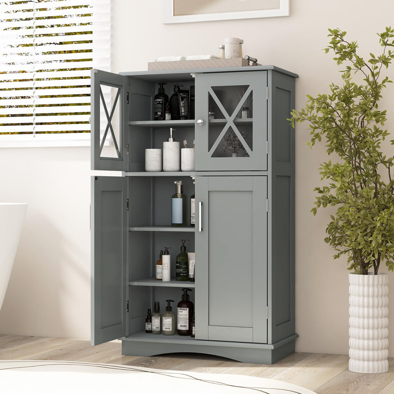 Armoire de salle de bain, Gris
