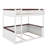 Queen Size Wooden Bunk Bed With Built-In Shelves And USB Charging Station-681000388