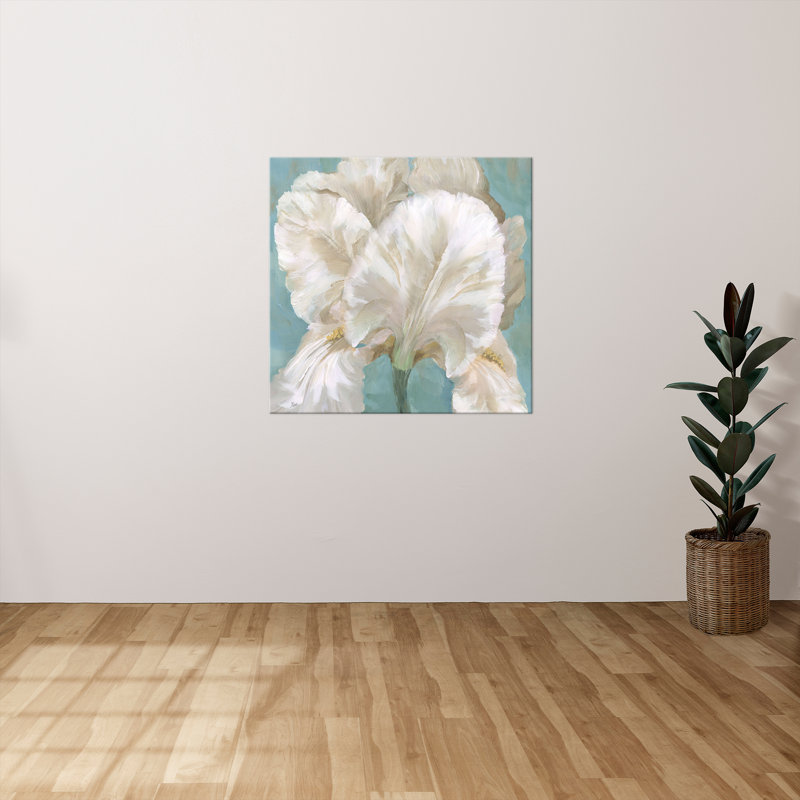 "Iris II" by Nan Print on Canvas, 28" H x 28" W x 1.5" D