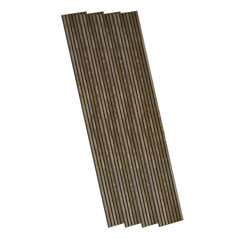 4 PCS 106"L x 12.6"W Acoustic Slat Wall Panels, Eco-Wood Look for Home/Office Wall & Ceiling (37.12 sq. ft.), Yellow