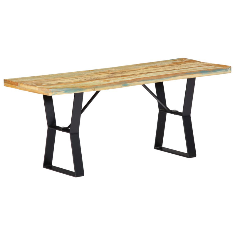 Banc de rangement en bois Solid