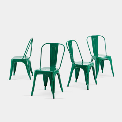 Kalya 18'' H Metal Stacking Side Chair