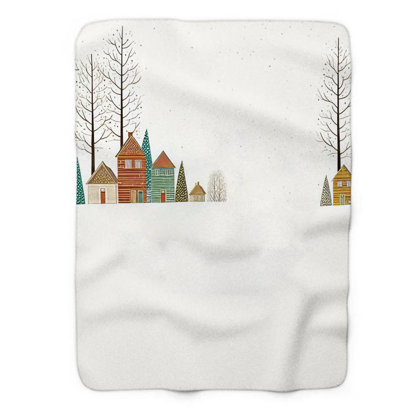 Winter Comforts - couverture 1 pièce, Lit simple