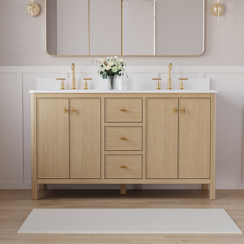 Kingsley 60" Double Bathroom Vanity