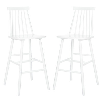 Solid Wood Bar Stool with Solid Wood Frame