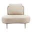 Chaise d'appoint beige
