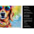 Dachshund Hippie Dawg Kitchen Towel