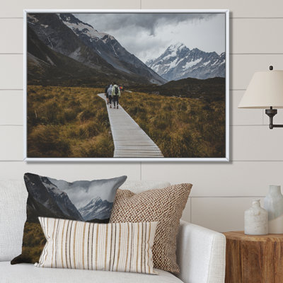 " Mountain Hiking Horizon In Canada " Print