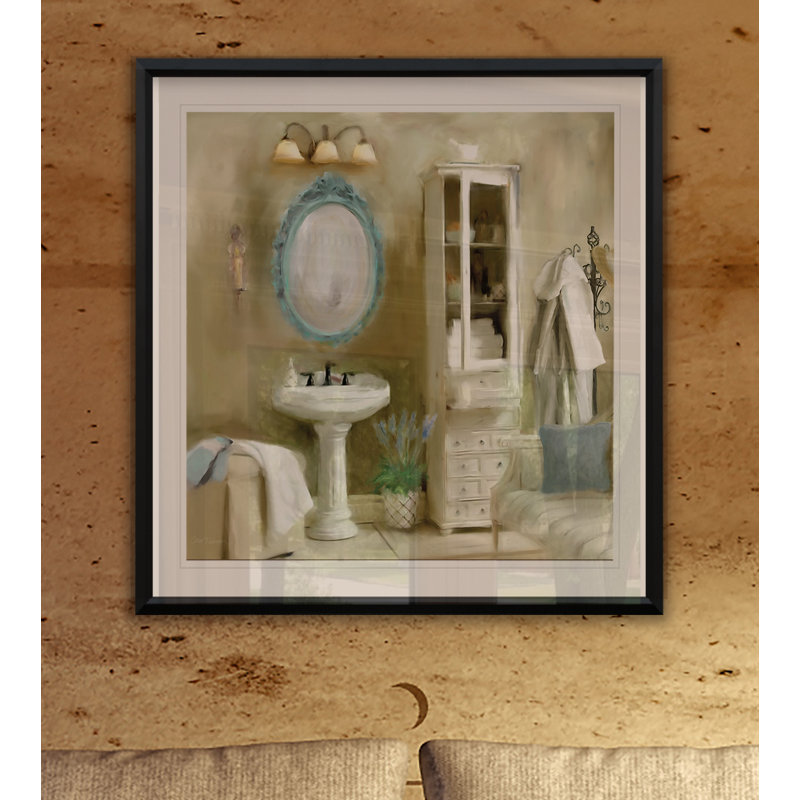 Évier français - reproduction de cadre photo, H 30,5 po x l 30,5 po x P 1,5 po