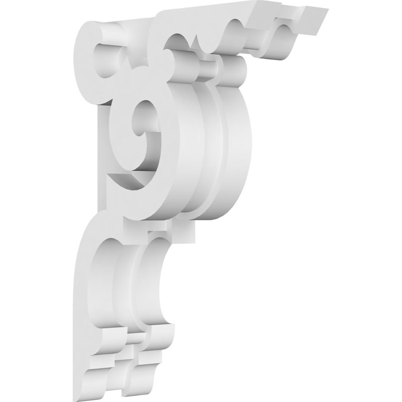 Corbeau en PVC de qualité architecturale Benson, H 7 po x l 4,5 po x P 1,875 po