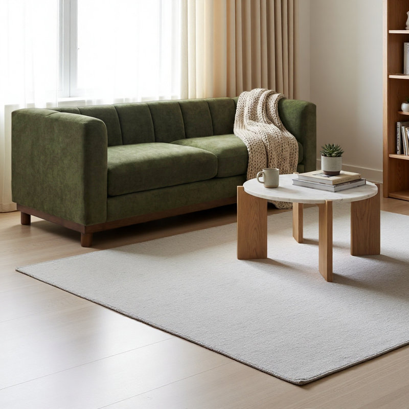 Canapé moderne 78,7 po pour salon, appartement, Vert