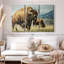 «Wyoming Bison», 3 pièces sur toile-98562700