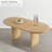 71" to 87" Extendable Oval Dining Table with Hidden Butterfly Leaf