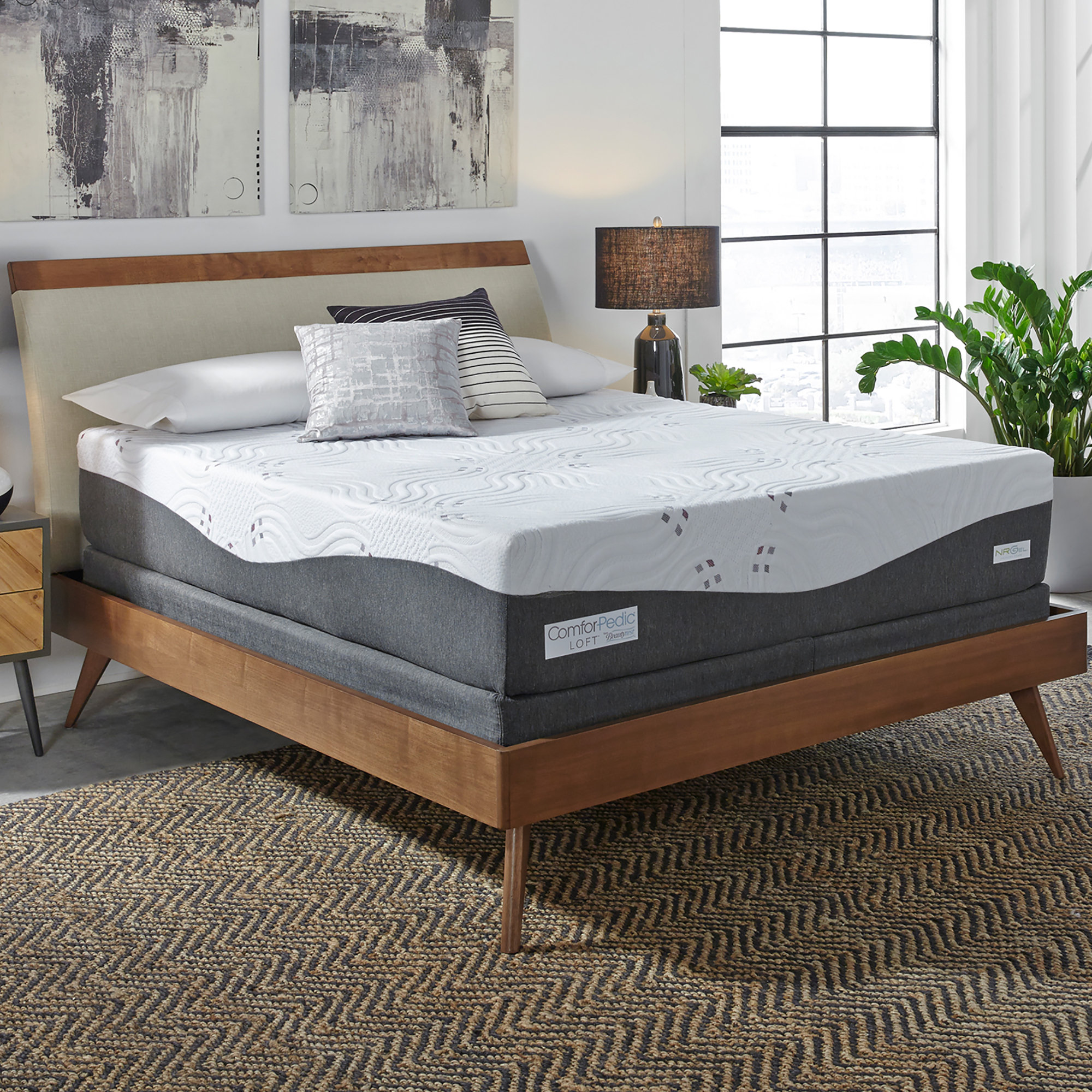 ComforPedic Loft from Beautyrest 14'' Firm Gel Memory Foam Mattress and