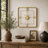 Metal Open Frame Decorative Gold Wall Clock