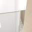 Porte de douche pliante de 33 à 32 po x 72 po, verre trempé de 1/4 po (6 mm), cadre en aluminium chromé, film antidéflagrant