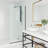 Zenith 34" W x 74" H Fixed Frameless Shower Screen with 3/8" Glass-99929941