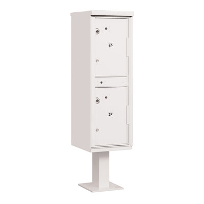 Aluminum Package Drop with Newspaper Compartment