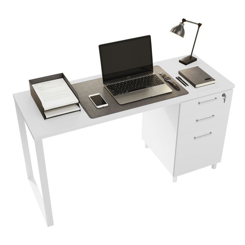 Bureau réversible Faith-Sharona, Noyer cassé