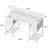 Neesha Desk with LED Lights, Computer Desk with Storage, Corner Desk with Drawers, Home Office Desk with Shelves, Writing Desk with 4 File Drawers, Gaming Desk with Power Outlets, Study Desk-101530546-92210965