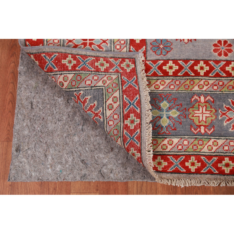 Tapis en laine teint à la main Kazak 8 x 10