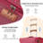 Luggage Sets 4 Piece, Softsied Suitcases with Spinner Wheels, Rose Red