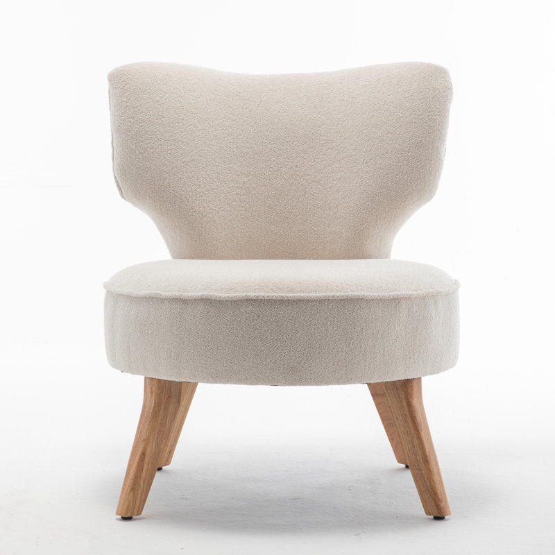 Chaise d'appoint Jonavon, Beige, Bois