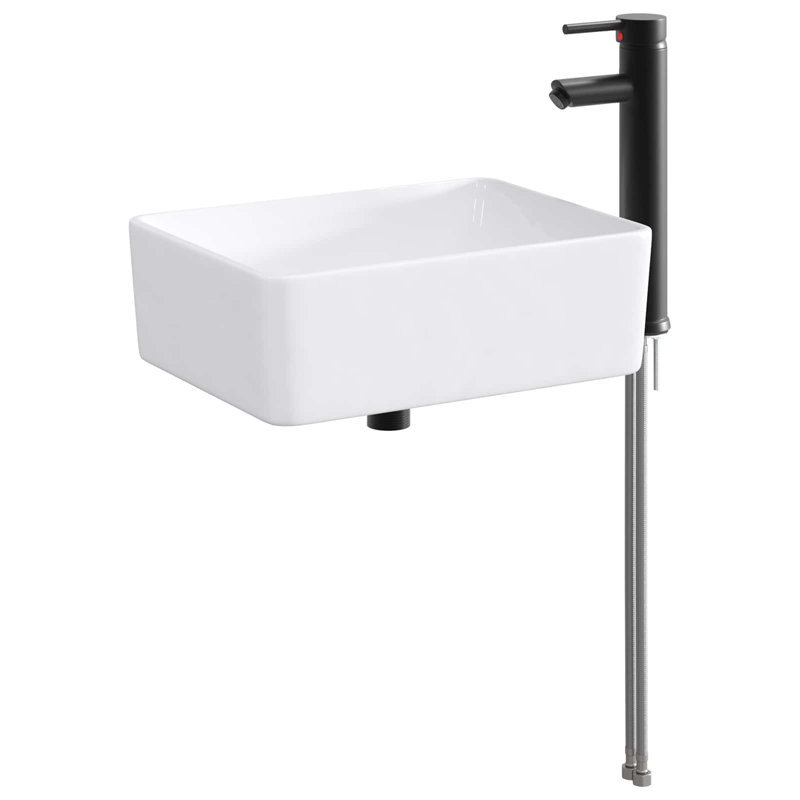 Belfry Bathroom 305mm W Metal Sink, Matte Black