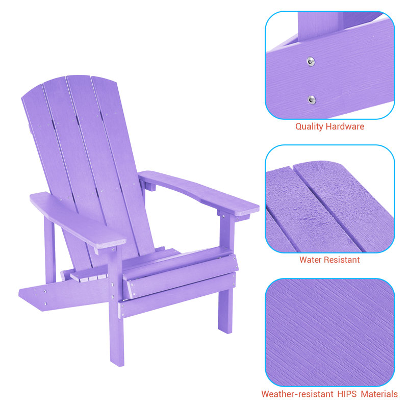 Fauteuil d'extérieur Baz, Mauve