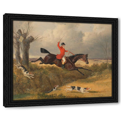 Foxhunting; Clearing a Ditch (1839)