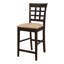 Tabouret de comptoir en bois massif de 25,5 po Ouais