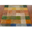Tapis indien à carreaux moderne