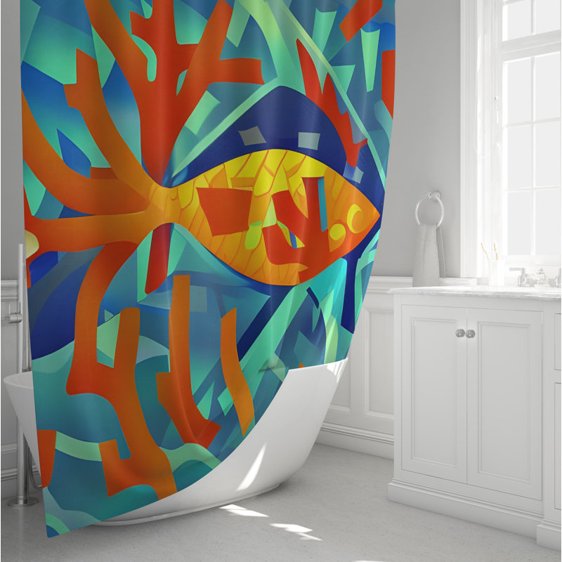 Rideau de douche Allicen, H 72 po x l 70 po