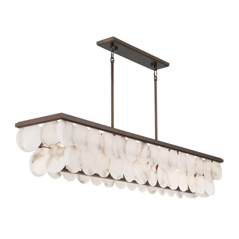 Olyra 60" 8-Light Linear Chandelier
