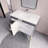 42'' Single Bathroom Vanity with Acrylic Top-87713794