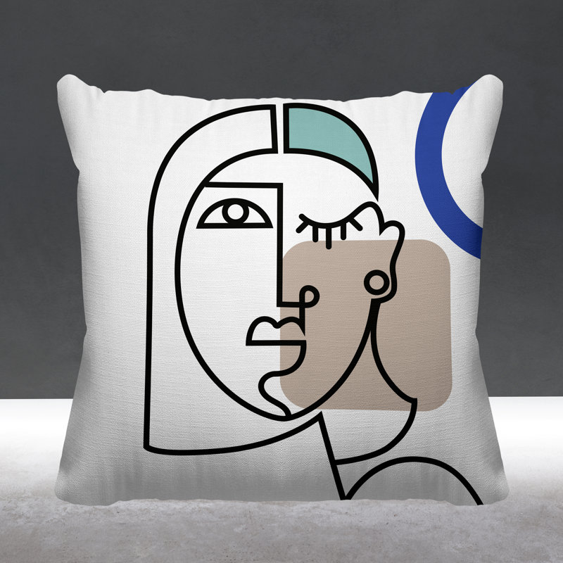 Housse de coussin d'intérieur Mia, 20 po X 20 po