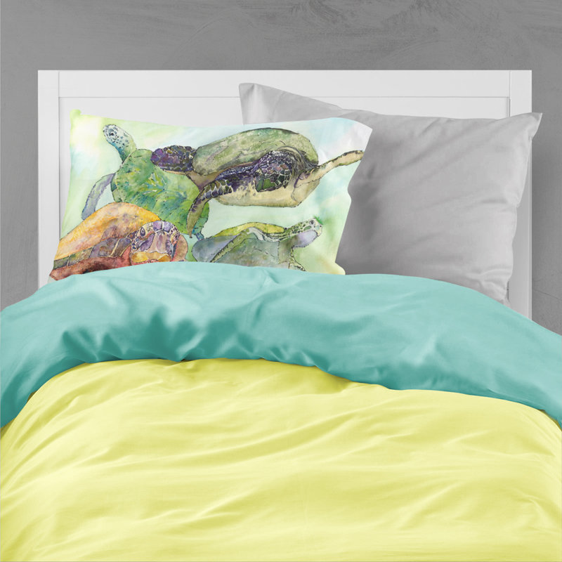  Taie d'oreiller tortue