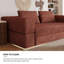 Canapé-lit avec coussin rectangulaire et coussins-1183503808