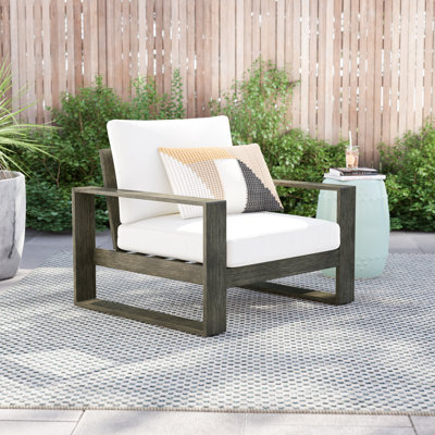Toyea Aluminum Outdoor Lounge Chair , Sunbrella® Cushions Included