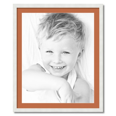 Wood Matte Picture Frame with Mat
