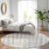 Premium Machine Washable Prisco Gray Rug