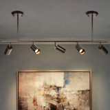 Abramson 43.31'' 5 -Light Standard Track Kit with Dimmable and Adjustable Head