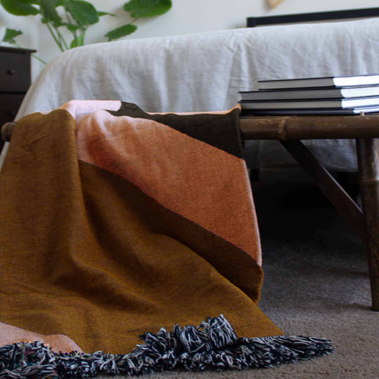 Zeze Throw Blanket, Brown